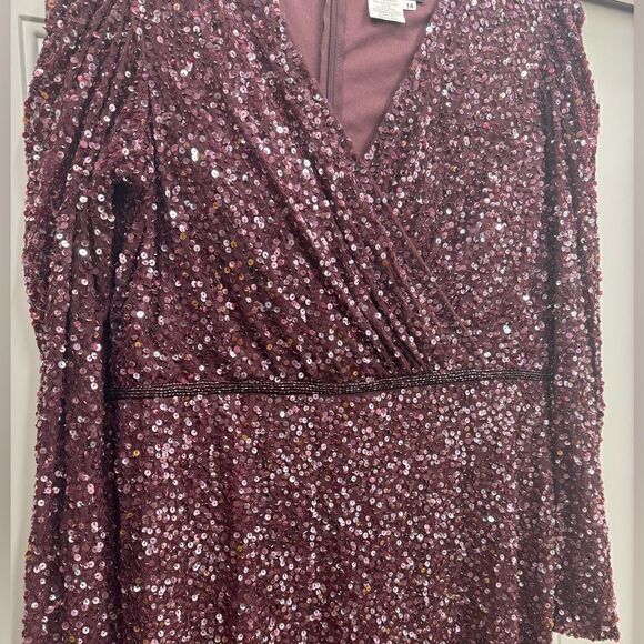 Mac Duggal 5510 Sequin Dress for Prom - Elegant Evening Dress AUTHENTIC - Picture 8 of 9